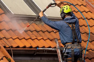 Démoussage et hydrofuge de toiture à Saint-Léger-Dubosq